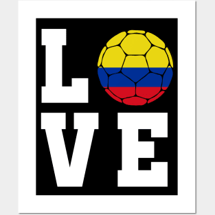 Colombia Football Posters and Art